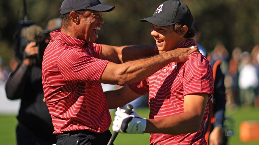 Tiger Woods and son Charlie smash TV audience record after near-miss at PNC Championship