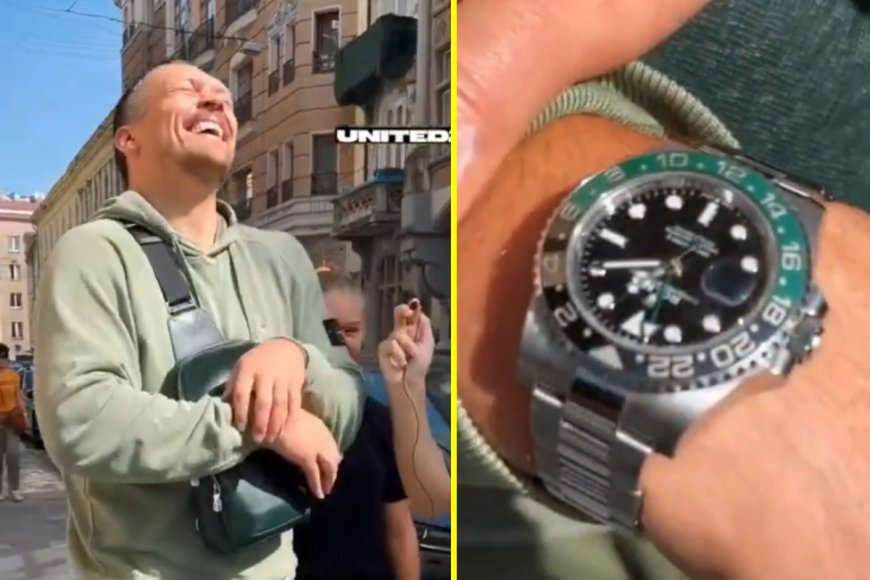 Oleksandr Usyk reveals he wears $100 fake Rolex watch despite making tens of millions in wins over Tyson Fury and Anthony Joshua