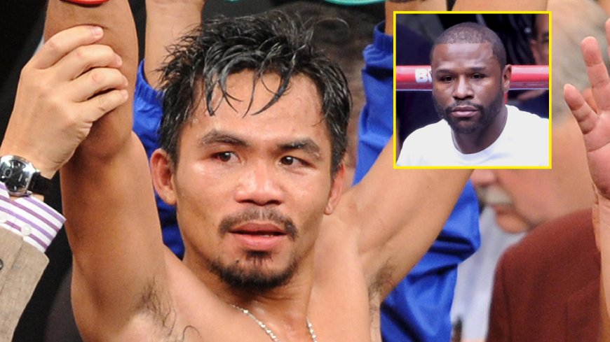 Manny Pacquiao’s star-making victory over Oscar De La Hoya only happened because of Floyd Mayweather refusal