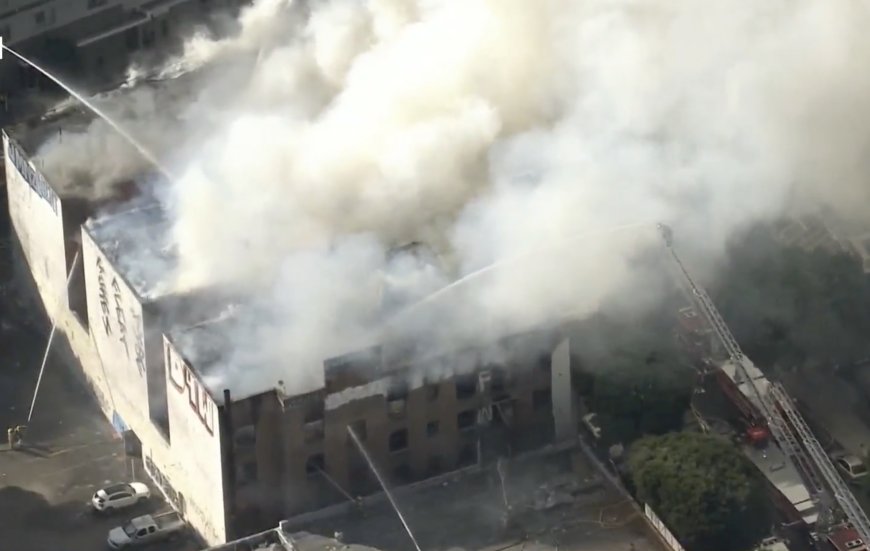 Downtown L.A. ‘Morrison Hotel’ Building Made Famous By Doors Album Cover Damaged by Fire