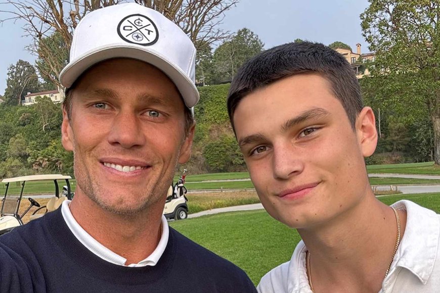 Tom Brady Shares Sweet Snap Playing Golf with Son Jack — but Admits He's 'Not Sure About This Game'