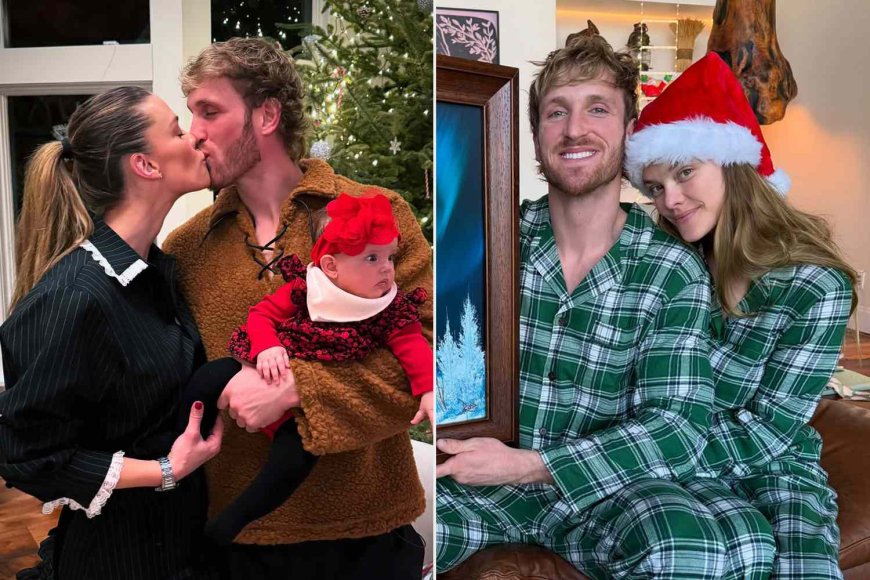 Logan Paul and Nina Agdal Celebrate First Christmas as Parents with Daughter Esmé