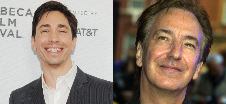 Justin Long Shares A Rare Alan Rickman Photo From Behind The Scenes Of Filming