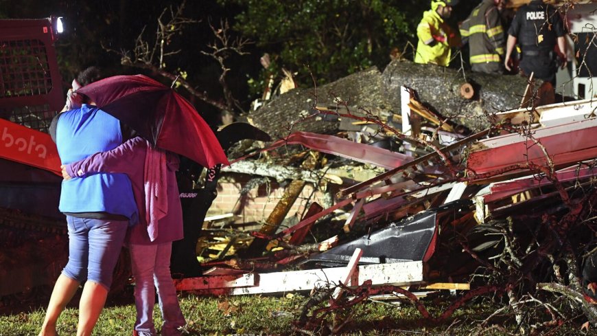 Tornadoes in Texas and Mississippi kill 2 and injure 6 as severe weather system moves east