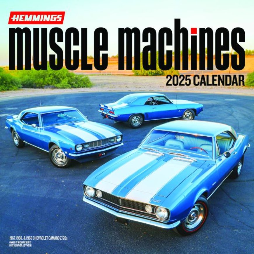 New Gear: 2025 Hemmings Muscle Machines Calendar, 1969 Camaro SS Metal Car Wall Art, And Buick V-8 Engines 1967-1980