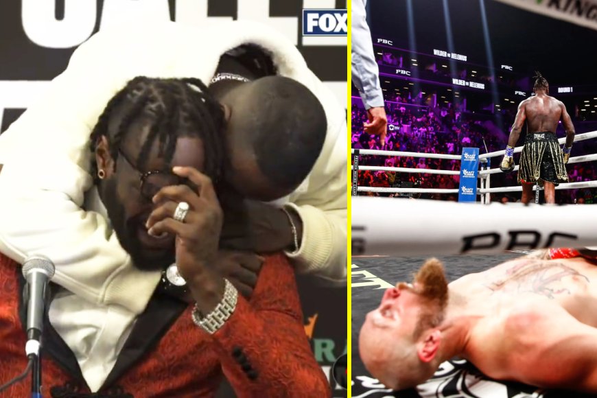 Deontay Wilder cried after his last knockout win which saw him wipe out Robert Helenius with stunning one-punch KO