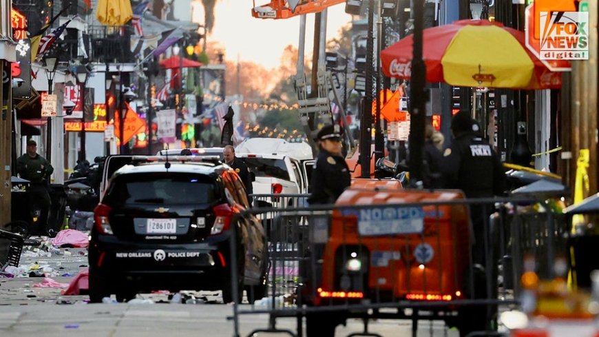 Ten dead and dozens injured after driver plows car into crowd on Bourbon Street, suspect dead