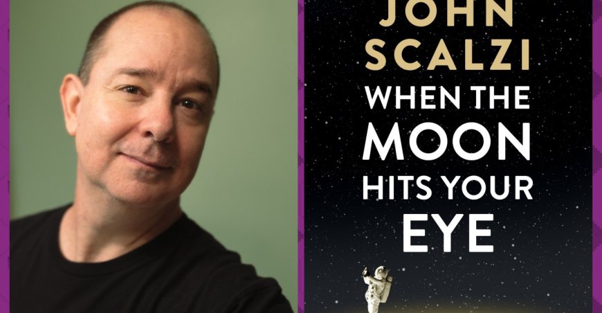 What if the moon suddenly transformed into cheese? John Scalzi’s new book has an answer