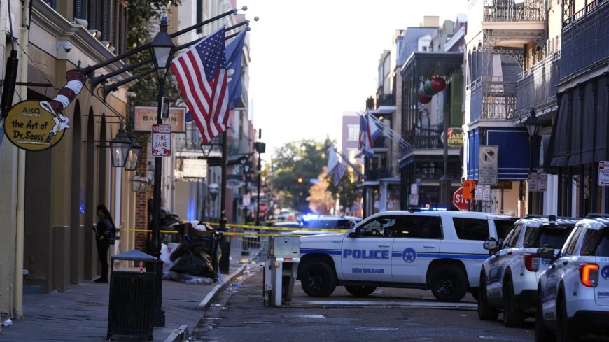 New Orleans barriers to prevent vehicle attacks were in the process of being replaced