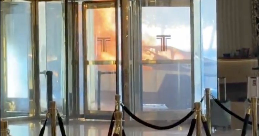 Tesla Cybertruck explodes outside Trump hotel, Elon Musk blames fireworks