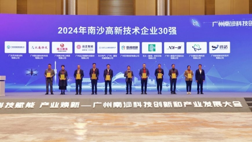 【南沙】为科技创新点赞！2024年南沙高新技术企业30强出炉