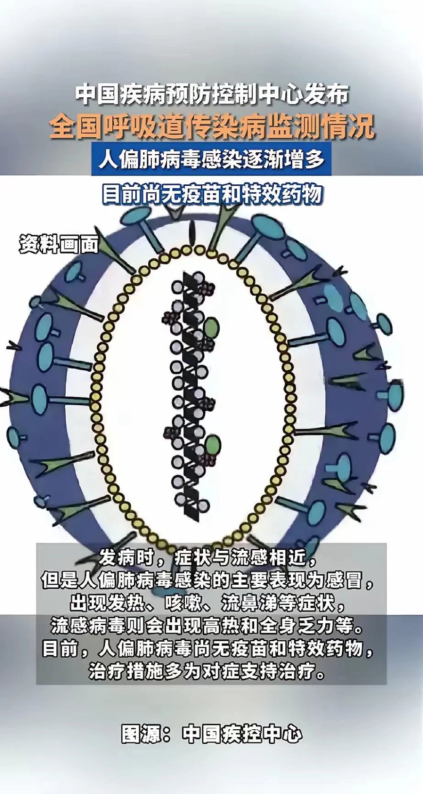 “人偏肺病毒”感染侵袭，无疫苗无特效药