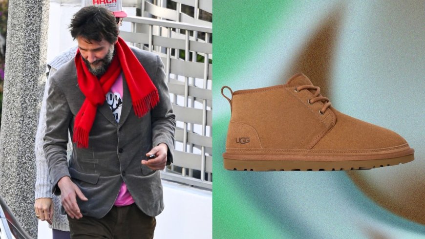 Keanu Reeves Has Worn These Trusty $140 Suede Boots Into the Ground