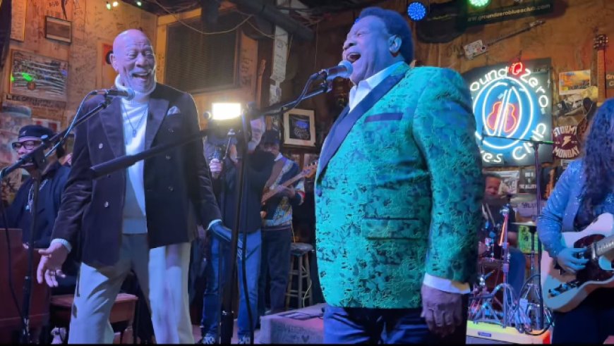 Morgan Freeman And Al Green Surprise Crowd At Mississippi Blues Club With Duet On New Year's Eve