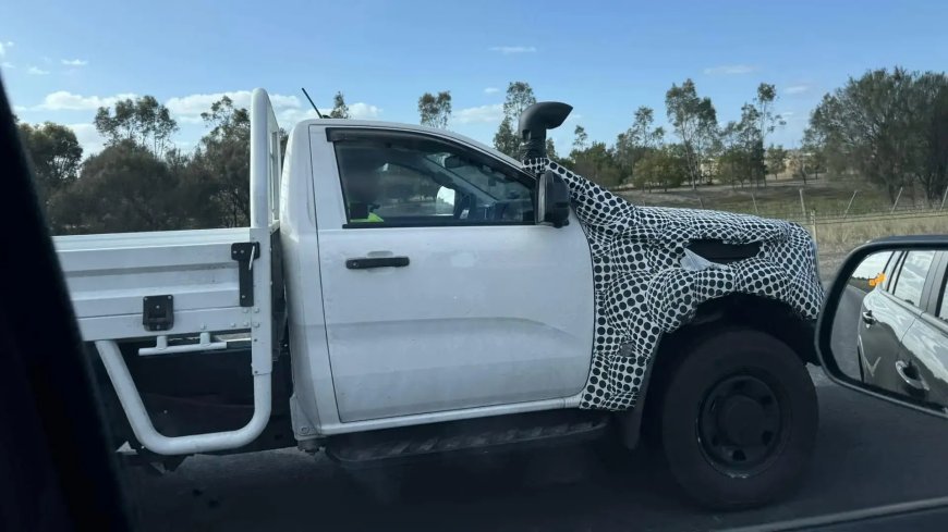 2026 Ford Ranger Super Duty spied in Australia as single-cab and extra-cab