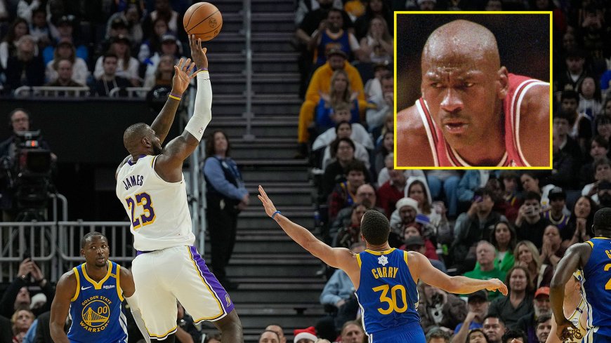 LeBron James and Steph Curry both chase down Michael Jordan on same night to make history