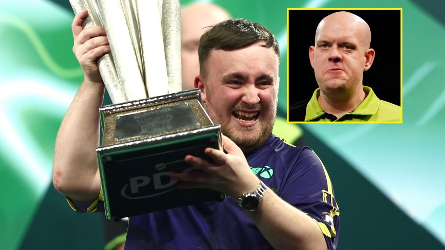 Luke Littler thumps Michael van Gerwen in World Championship final to smash incredible record and scoop £500,000 prize