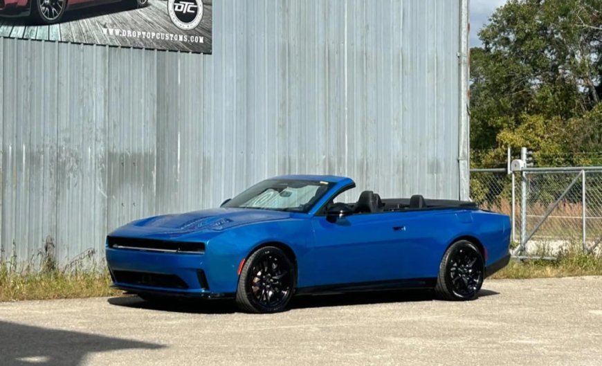 Florida Coachbuilder Reveals 2024 Dodge Charger Daytona EV Convertible