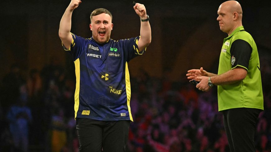 Luke Littler recreates iconic Lionel Messi picture after making history at World Darts Championships