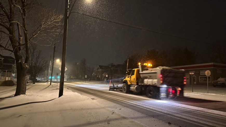 Drivers skid and crash as wintry mix grips central US before moving east