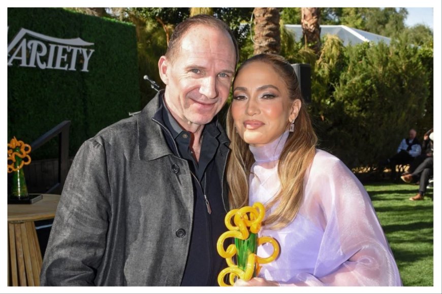 Jennifer Lopez Quips to ‘Maid in Manhattan’ Co-Star Ralph Fiennes, ‘We Really Must Stop Meeting in Hotels Like This’ at Variety Creative Impact Awards