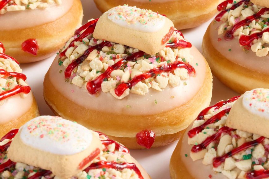 Krispy Kreme's Latest Doughnuts Are Topped with Miniature Pop-Tarts