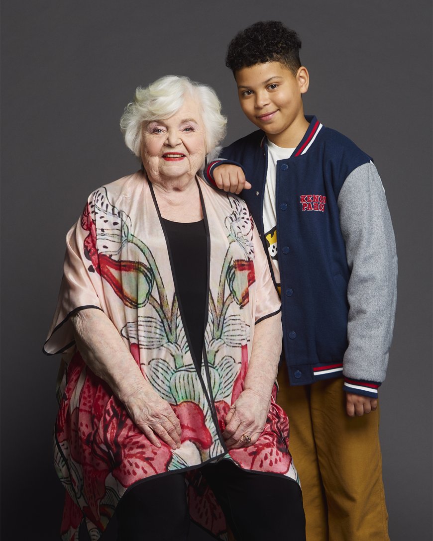 June Squibb and Elliott Heffernan Bond Over Starting Acting at a Young Age and Landing Their First Lead Roles With ‘Thelma’ and ‘Blitz’