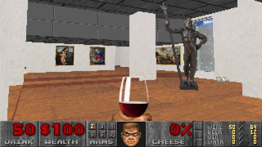 Finally someone turned Doom into an enriching cultural experience for art snobs