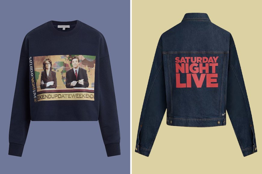 This ‘SNL’ x Saks Fifth Avenue Collab Features ‘Weekend Update’ Graphic Tees, Limited-Edition Le Labo Candles and Patchwork Denim