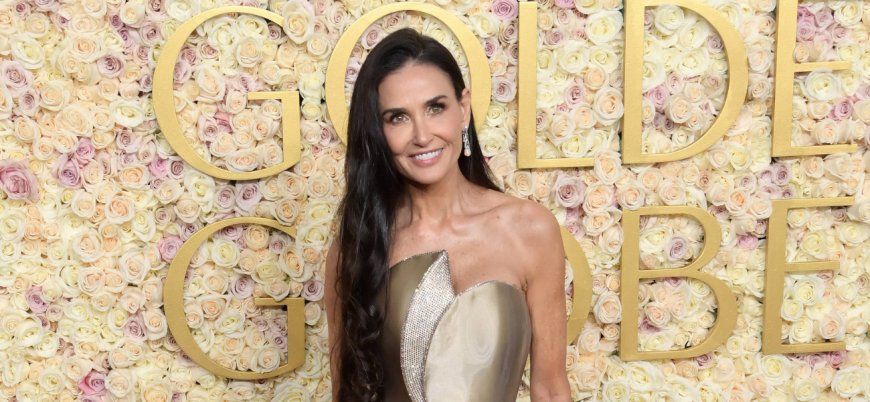 Demi Moore Reacts To Family Watching Her First Golden Globe Award Win