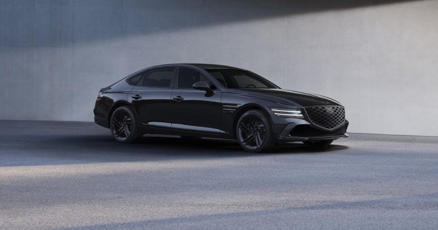 Chrome-loving luxury brand goes stealth with blacked-out luxury sedan