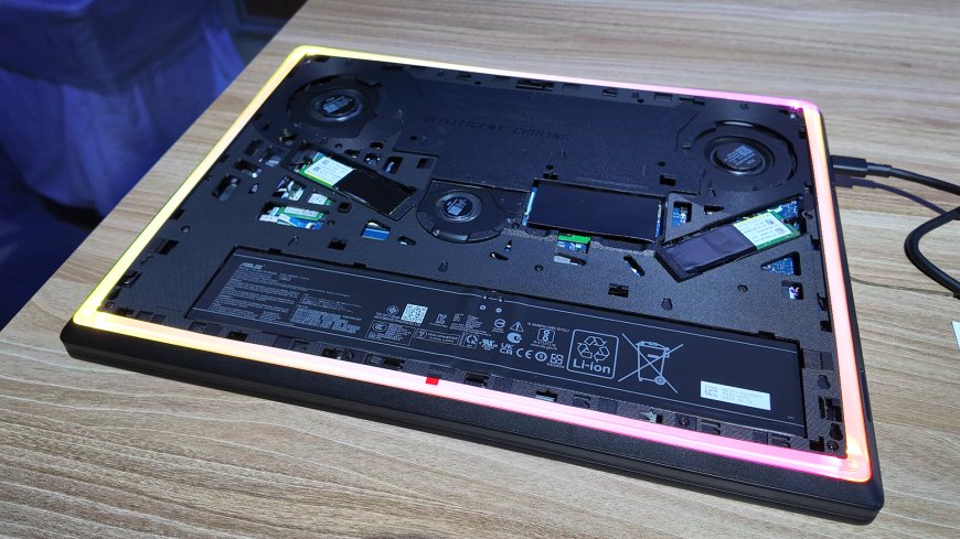 The SSDs and RAM on this new Asus ROG Strix Scar 18 can be upgraded entirely without tools