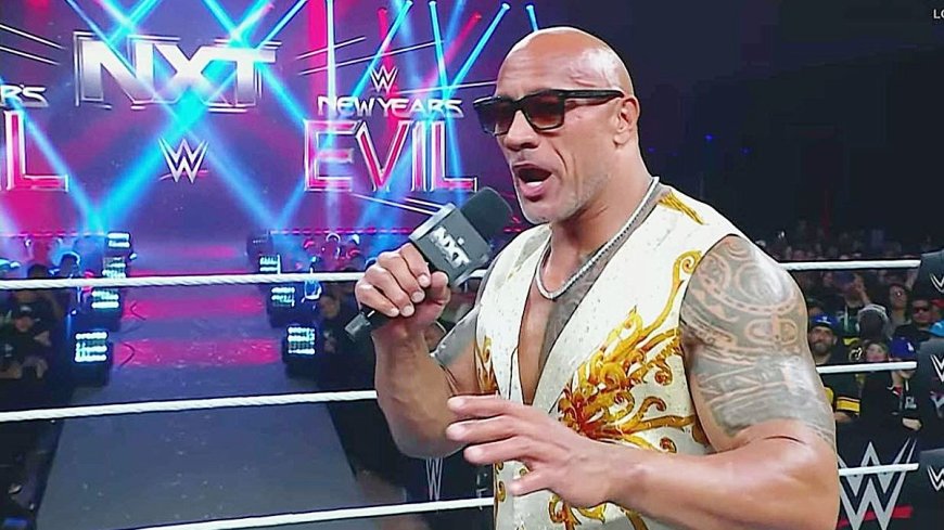 WWE fans all make the same joke as The Rock appears to forget his lines in ‘brutal’ NXT appearance