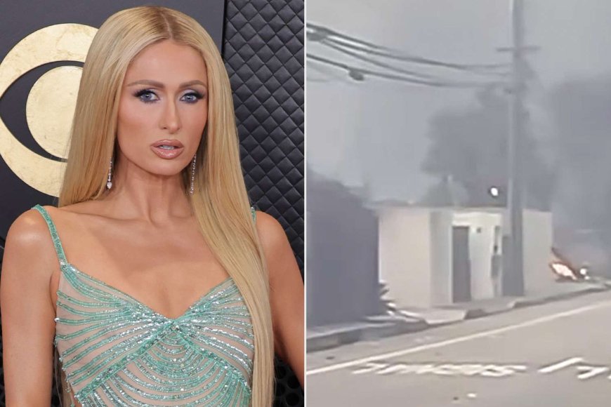 Paris Hilton ‘Heartbroken Beyond Words’ After Watching Malibu Home Burn Down on Live TV