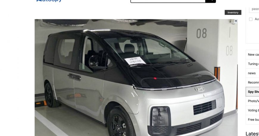 Hyundai Staria EV spied: Futuristic people mover getting battery power