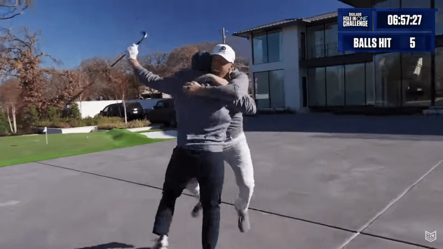 ‘Better than my wedding day!’ – Golf fan scoops outrageous prize with rapid hole-in-one over Bryson DeChambeau’s house