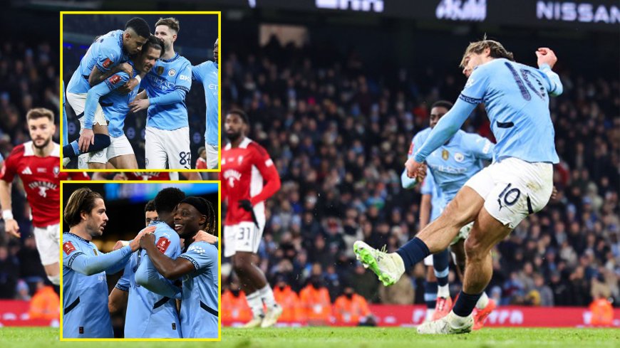 Jack Grealish scores first Man City goal since 2023 as club record 92-year first in FA Cup demolition over Salford City