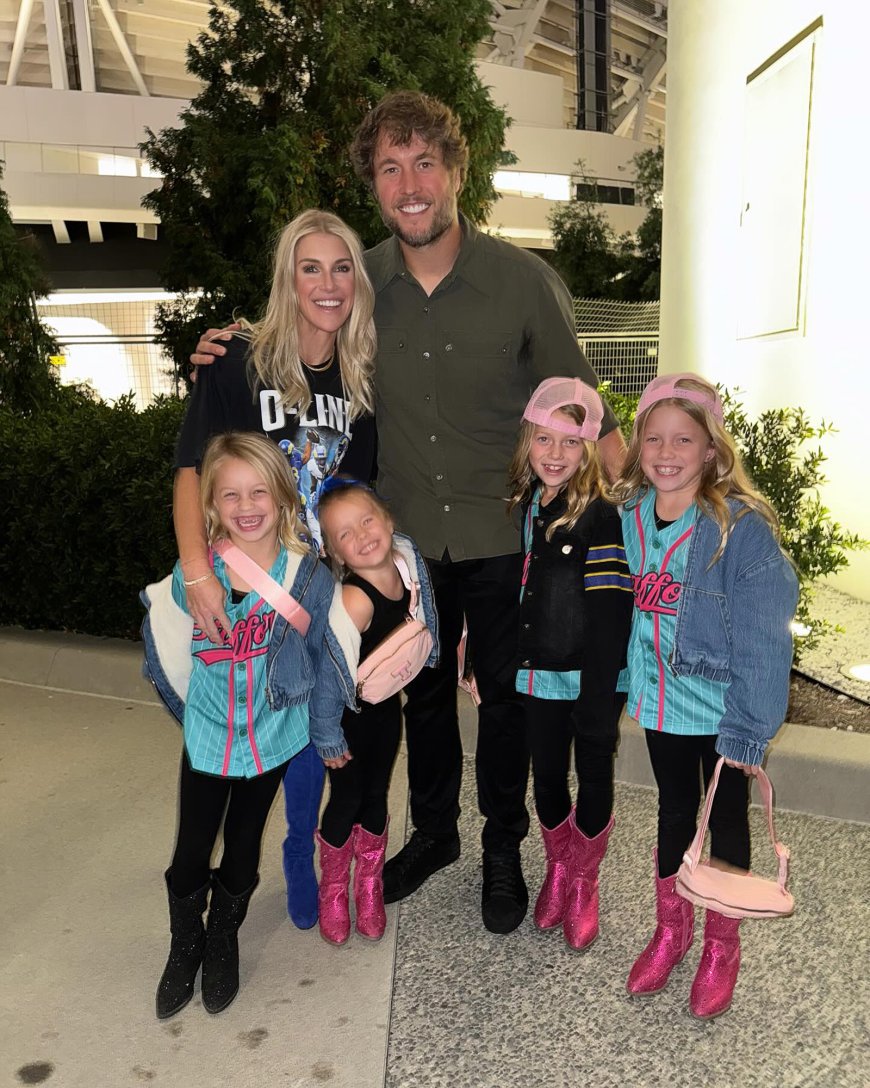 Kelly Stafford and Kids Arrive in Arizona for Playoff Game: 'Happy Place'