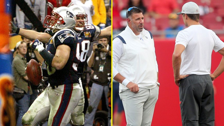 Mike Vrabel and Tom Brady’s unlikely partnership began with a foul-mouthed rant and ended in breaking a Super Bowl record