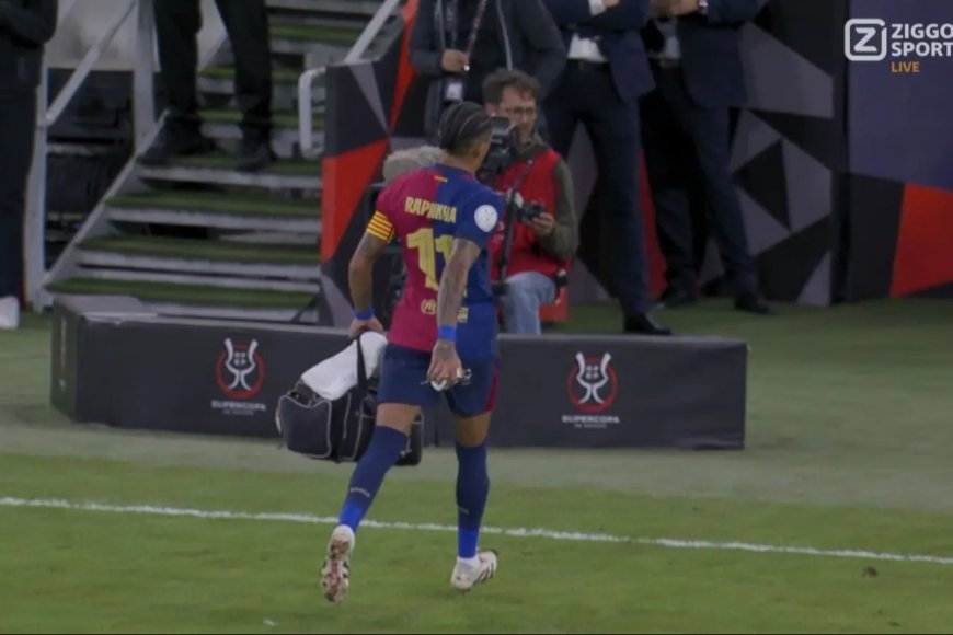 Raphinha prevents Kylian Mbappe from receiving treatment in bizarre incident before goal