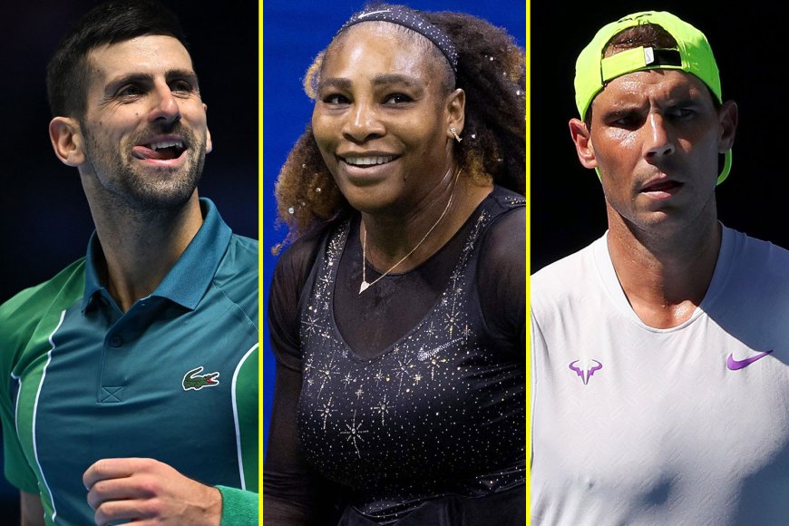 Top ten most Tennis Grand Slam titles: Novak Djokovic, Serena Williams and Rafael Nadal but no Bjorn Borg or Billie Jean King