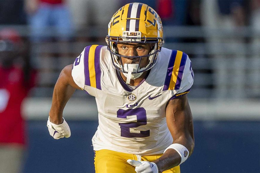 Kyren Lacy, LSU Wide Receiver, Arrested on Charge of Negligent Homicide over Fatal Hit-and-Run Death of 78-Year-Old Man