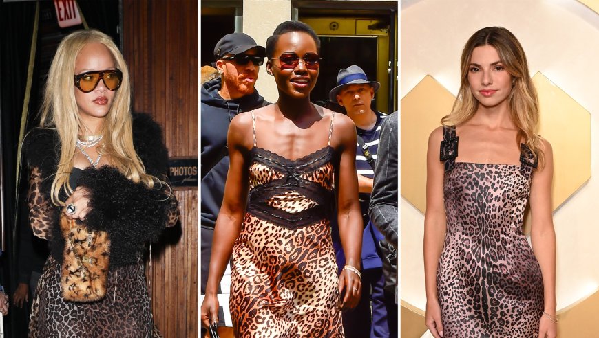 See How Stars Style the Cheetah Print Trend: Rihanna, More