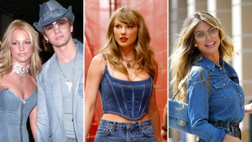 The Best Denim-on-Denim Looks of All Time: Taylor Swift, Britney Spears, More