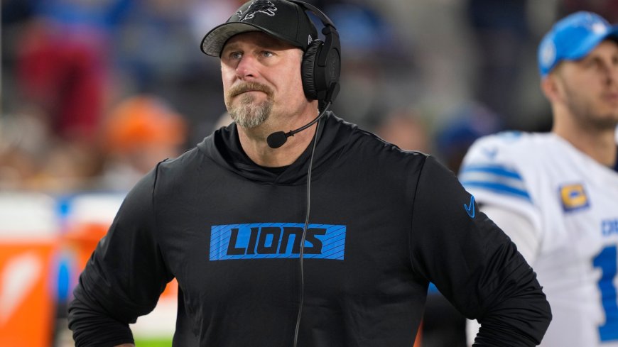 Detroit head coach Dan Campbell unrecognizable from his long-haired playing days as no-nonsense Lion