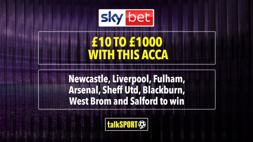 Turn £10 into £1000 with this Saturday’s 100/1 accumulator on Sky Bet