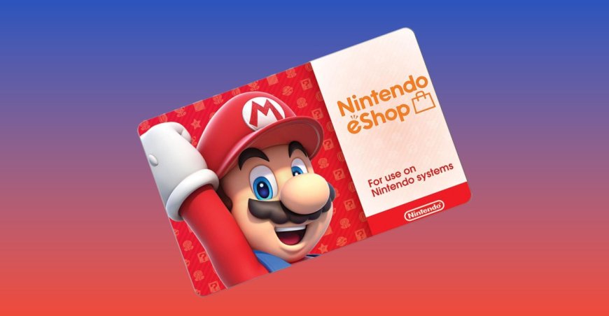 You can save on Nintendo Switch eShop gift cards today