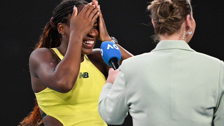 ‘Embarrassed myself’ – Coco Gauff reveals too much discussing bold Australian Open wardrobe choice