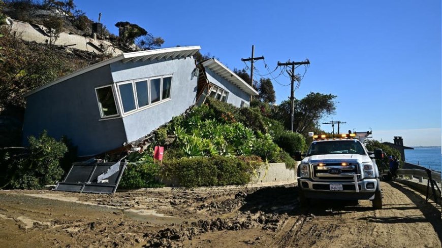 $2M California home spared from wildfires is destroyed by landslide