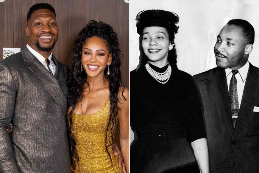 Meagan Good Says She’s Coretta Scott King to Fiancé Jonathan Majors' MLK Jr.: 'I Don’t Know When I’ve Been This Happy Before'